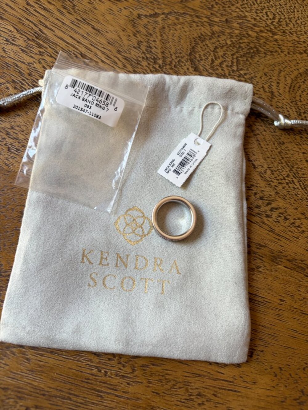 Kendra Scott Silver Jack Band Rig - Picture 4 of 5